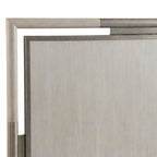 Roundhill Furniture Mantalia Solid Wood Bedroom Set, Panel Bed, Dresser, Mirror, 2 Nightstands, Chest, and Bench, Champagne