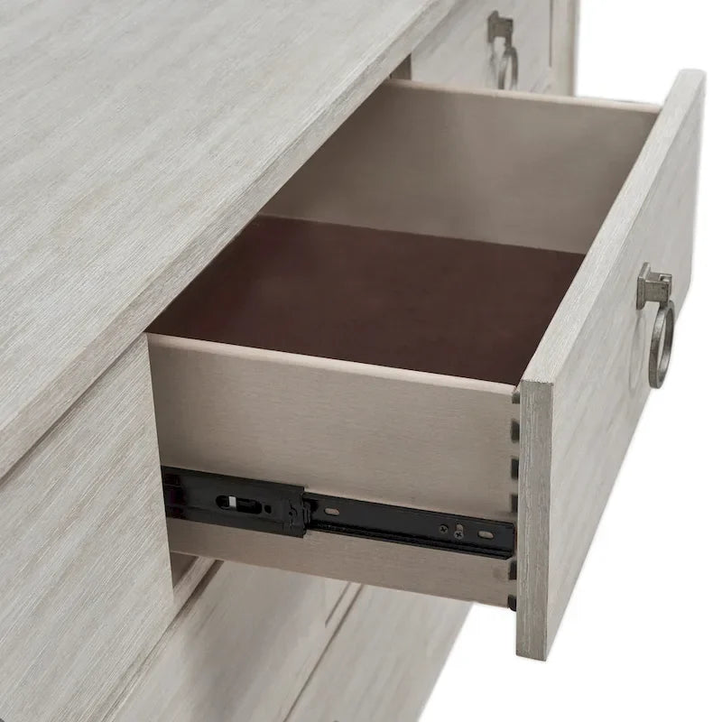 Roundhill Furniture Mantalia Solid Wood Bedroom Set, Panel Bed, Dresser, Mirror, 2 Nightstands, Chest, and Bench, Champagne