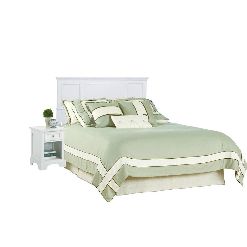 Naples Off-White Queen Headboard