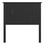 Mercer Mission Transitional Black Panel Headboard by iNSPIRE Q Classic