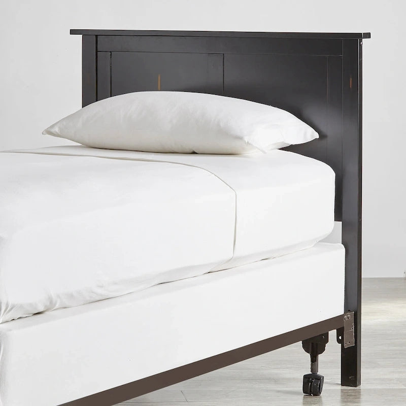 Mercer Mission Transitional Black Panel Headboard by iNSPIRE Q Classic