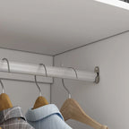 47.2W Contemporary Modern Freestanding Wardrobe Armoire Closet