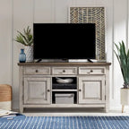 Heartland Antique White Tobacco 56 Inch Tile TV Console