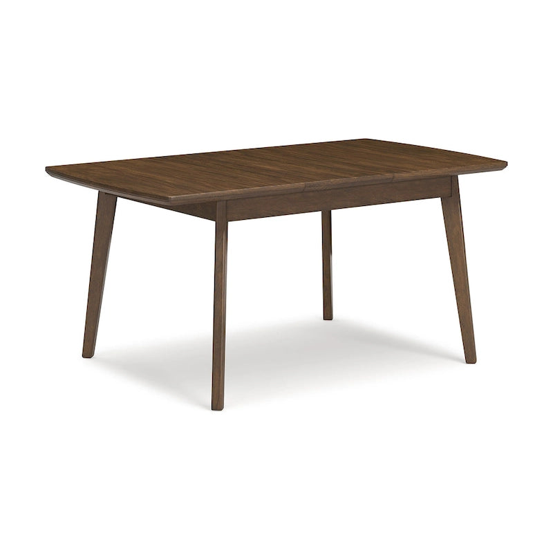 Signature Design by Ashley Lyncott Brown Rectangular Dining Butterfly Extension Table - 36W x 48/64D x 30H