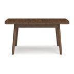 Signature Design by Ashley Lyncott Brown Rectangular Dining Butterfly Extension Table - 36W x 48/64D x 30H