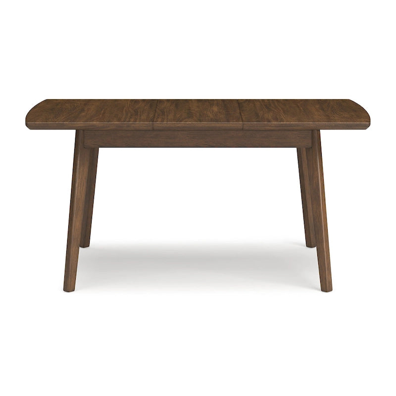 Signature Design by Ashley Lyncott Brown Rectangular Dining Butterfly Extension Table - 36W x 48/64D x 30H