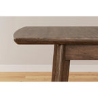 Signature Design by Ashley Lyncott Brown Rectangular Dining Butterfly Extension Table - 36W x 48/64D x 30H