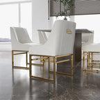 SEYNAR Contempoary Velvet Dining Chair with Metal Frame Legs, set of 6