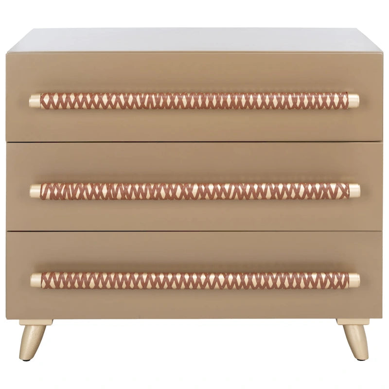 SAFAVIEH Audra 3-Drawer Storage Bedroom Chest.
