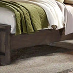 Thornwood Hills Rock Beaten Gray with Saw Cuts King California Panel Bed