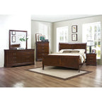 Monty Brown Cherry Sleigh Bed