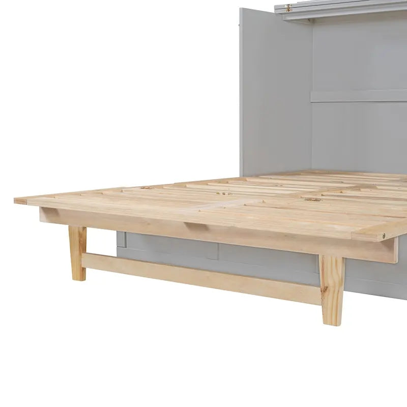 Full Size Murphy Bed with Large Drawers For Bedroom