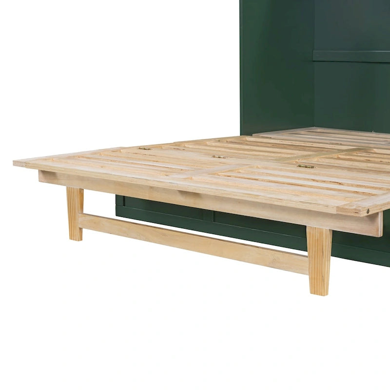 Full Size Murphy Bed with Large Drawers For Bedroom