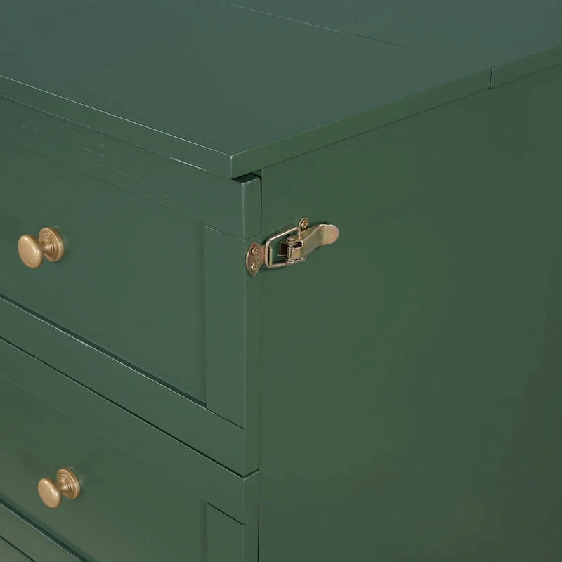 Full Size Murphy Bed with Large Drawers For Bedroom