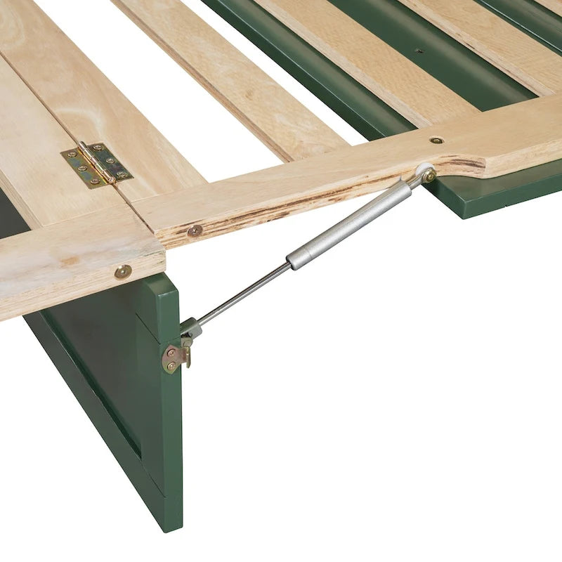 Full Size Murphy Bed with Large Drawers For Bedroom