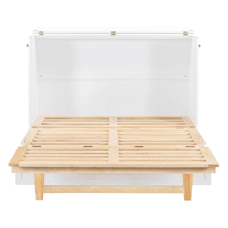 Full Size Murphy Bed with Large Drawers For Bedroom