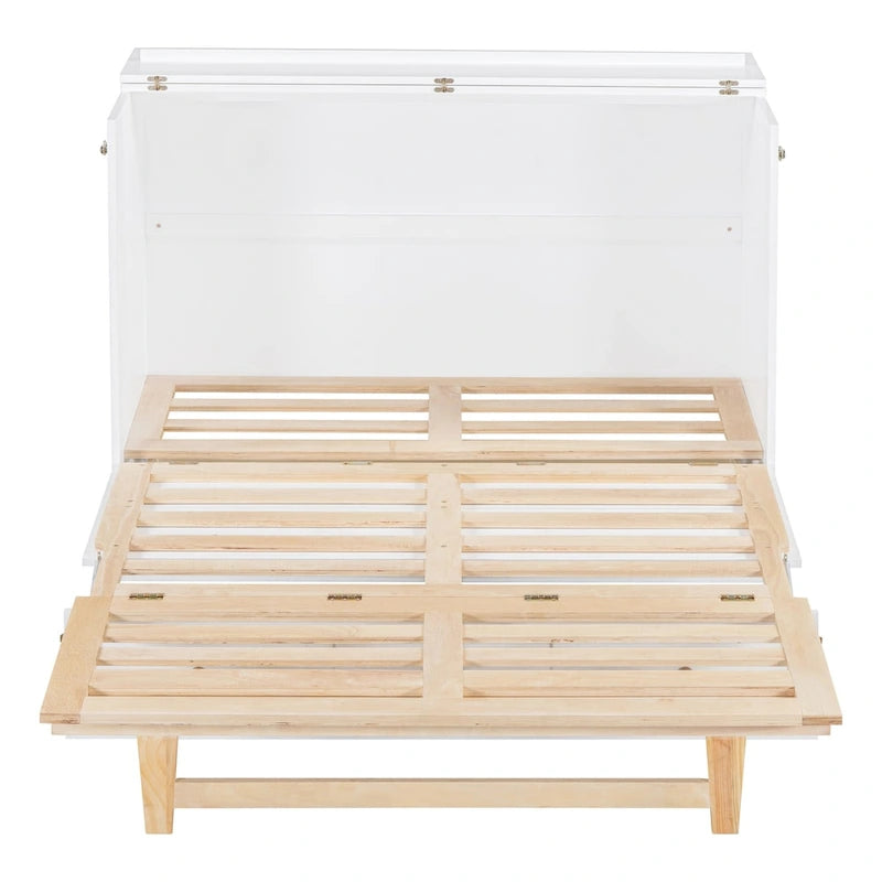 Full Size Murphy Bed with Large Drawers For Bedroom