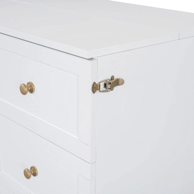 Full Size Murphy Bed with Large Drawers For Bedroom