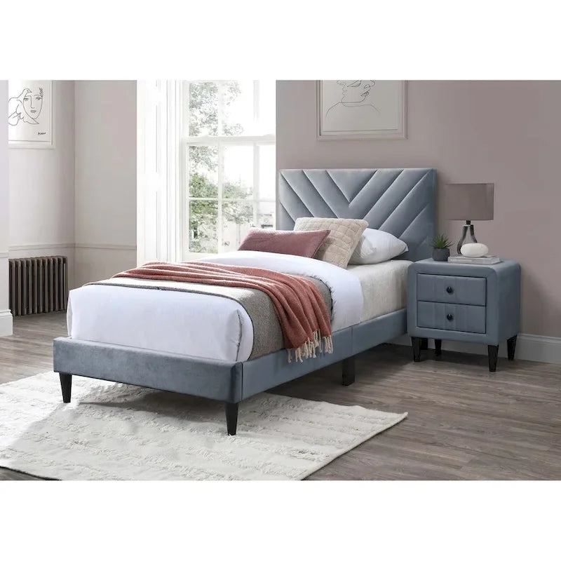 Poundex Twin Bed