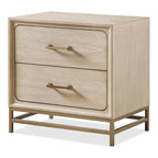 Furniture of America Drayden Transitional Oak Solid Wood 3-Piece Chest and 2 Nightstand Bedroom Set