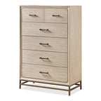 Furniture of America Drayden Transitional Oak Solid Wood 3-Piece Chest and 2 Nightstand Bedroom Set