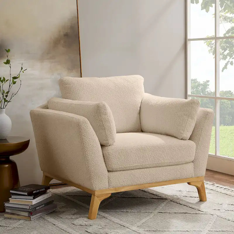 VANOMi 41.7 Modern Flared Arm Accent Chair