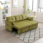L Shaped Modular Sectional Sofa w/ Reversible Chaise and Storage Seat