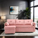 L Shaped Modular Sectional Sofa w/ Reversible Chaise and Storage Seat