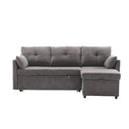 L Shaped Modular Sectional Sofa w/ Reversible Chaise and Storage Seat