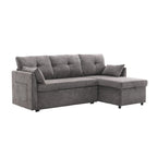 L Shaped Modular Sectional Sofa w/ Reversible Chaise and Storage Seat
