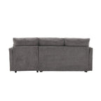 L Shaped Modular Sectional Sofa w/ Reversible Chaise and Storage Seat