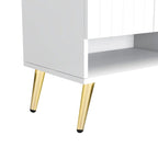 Shoe Cabinet with Doors, 11-Tier Shoe Storage Cabinet with Adjustable Shelves, Modern Wooden Shoes Shoe Storage Organizer