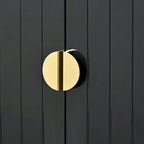 Shoe Cabinet with Doors, 11-Tier Shoe Storage Cabinet with Adjustable Shelves, Modern Wooden Shoes Shoe Storage Organizer