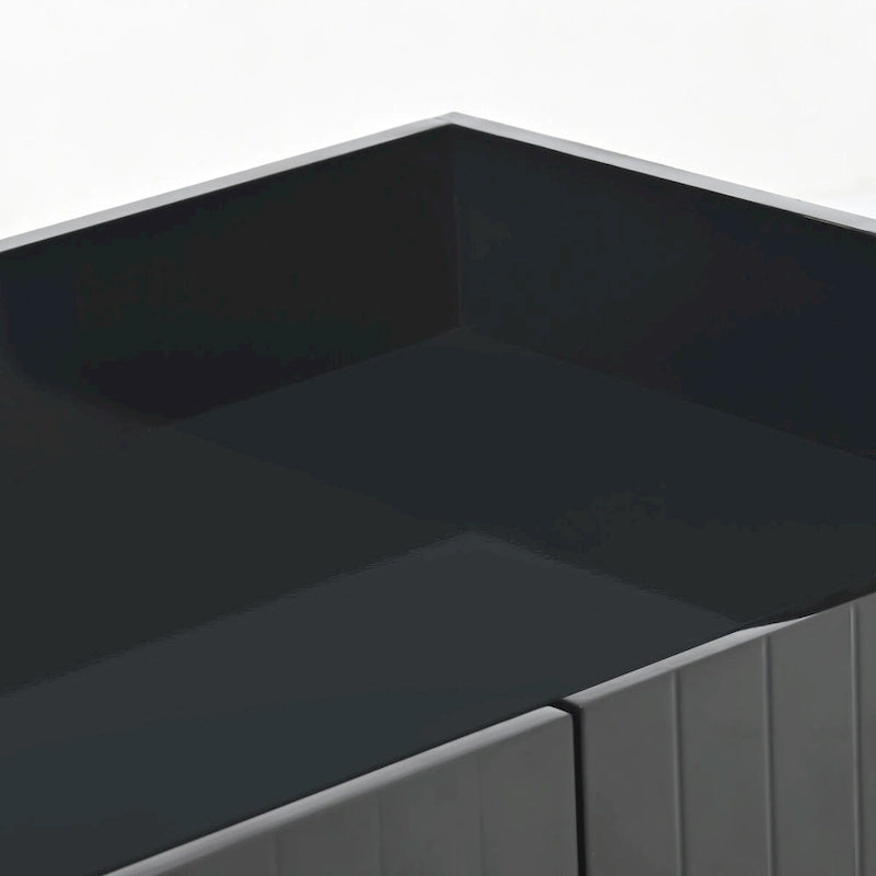 Shoe Cabinet with Doors, 11-Tier Shoe Storage Cabinet with Adjustable Shelves, Modern Wooden Shoes Shoe Storage Organizer