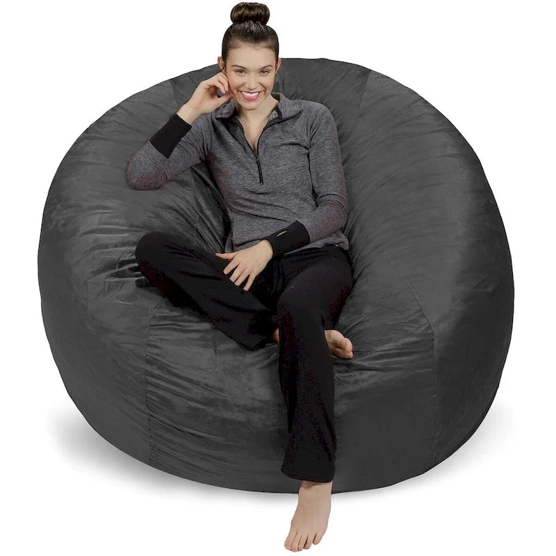 6-foot Memory Foam Bean Bag Chair