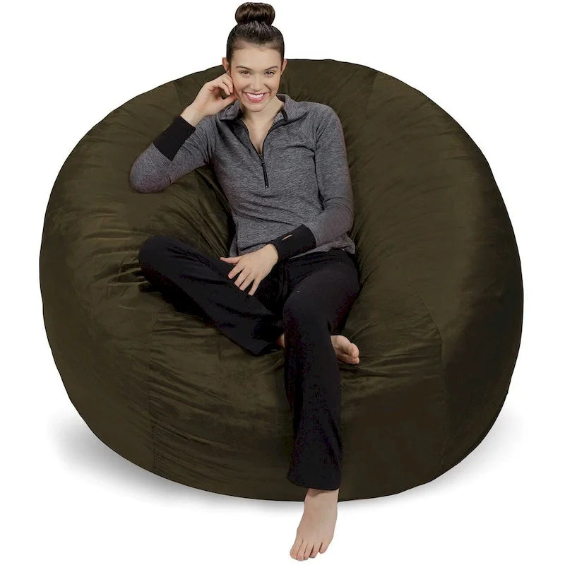 6-foot Memory Foam Bean Bag Chair