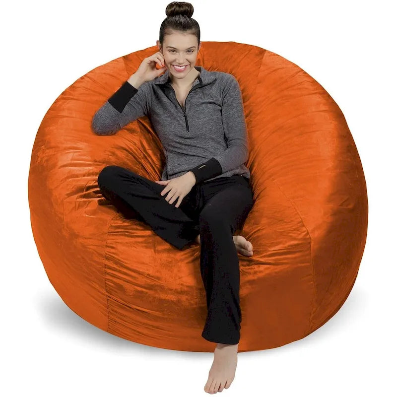 6-foot Memory Foam Bean Bag Chair