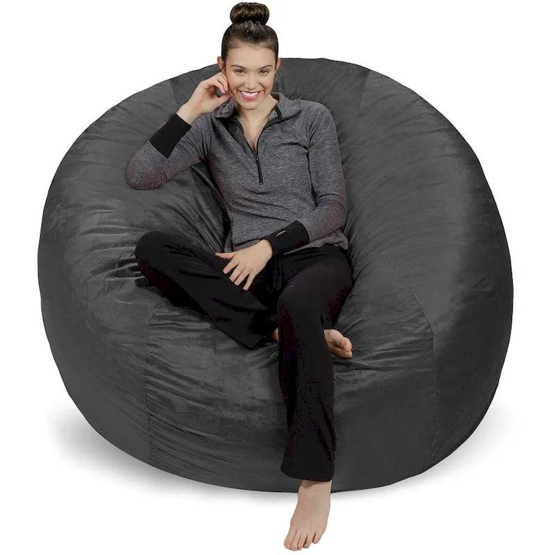 6-foot Memory Foam Bean Bag Chair