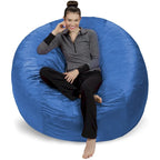 6-foot Memory Foam Bean Bag Chair