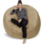 6-foot Memory Foam Bean Bag Chair