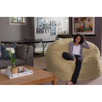 6-foot Memory Foam Bean Bag Chair