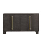 Wood Traditional Style Sideboard with Adjustable Shelves