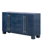 Wood Traditional Style Sideboard with Adjustable Shelves