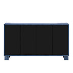 Wood Traditional Style Sideboard with Adjustable Shelves