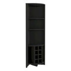 Corner Bar Cabinet for Kitchen, Dining Room,Living Room, Black